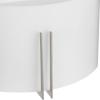 Progress Lighting P710118-009 Modern Glass Sconce 12 in. Two-Light Brushed Nickel Wall Sconce with Etched Glass Shade