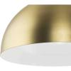 Progress Lighting Perimeter Collection One-Light Brushed Gold Mid-Century Modern Pendant with Metal Shade (P500379-191)(Brushed Gold)