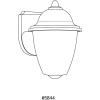Progress Lighting Polycarbonate Outdoor 1-Light White Acrylic Shade Traditional Outdoor Wall Lantern Light Textured Black(White)