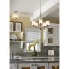 Progress P2851-09 Alexa – 10.875 Inch Height – Close-to-Ceiling Light – 2 Light – Bowl Shade – Line Voltage, Brushed Nickel Finish with White Linen Glass
