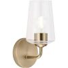 Progress Lighting Celino Collection One-Light Wall Sconce with Clear Glass Shade