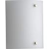 Progress Lighting Curve LED Collection 1-Light Modern Opal Shade Sconce, Indoor, P710102-060-30, White