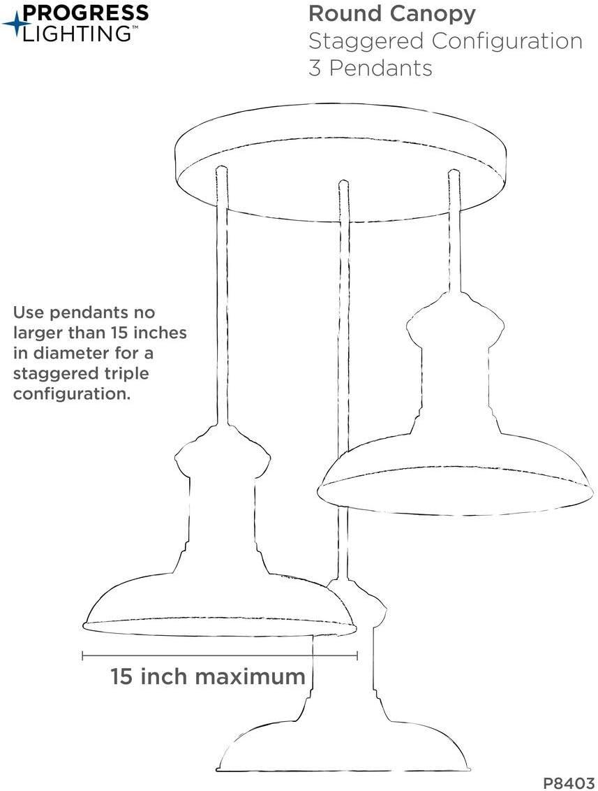 image:imageProgress Lighting P840309 TraditionalCasual Canopy Accessory Brushed NickelGraphite