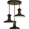 Progress Lighting P8403-09 Traditional/Casual Canopy Accessory, Brushed Nickel(Bronze)