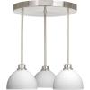 Progress Lighting P8403-09 Traditional/Casual Canopy Accessory, Brushed Nickel(Nickel)