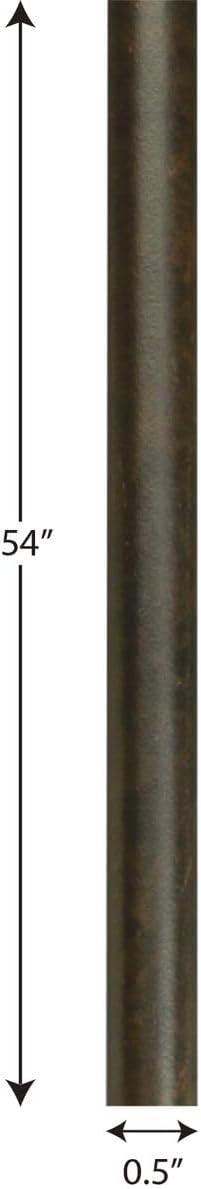 image:imageProgress Lighting P8601104 Stem Extension Kit with 212Inch and 215Inch Stems Included Polished NickelForged Bronze