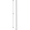 Progress Lighting P8601-104 Stem Extension Kit with 2-12-Inch and 2-15-Inch Stems Included, Polished Nickel(Cottage White)