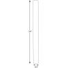 Progress Lighting P8601-104 Stem Extension Kit with 2-12-Inch and 2-15-Inch Stems Included, Polished Nickel(Gilded Iron)