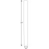 Progress Lighting P8601-104 Stem Extension Kit with 2-12-Inch and 2-15-Inch Stems Included, Polished Nickel(Polished Chrome)