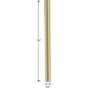 Progress Lighting P8601-104 Stem Extension Kit with 2-12-Inch and 2-15-Inch Stems Included, Polished Nickel(Vintage Gold)