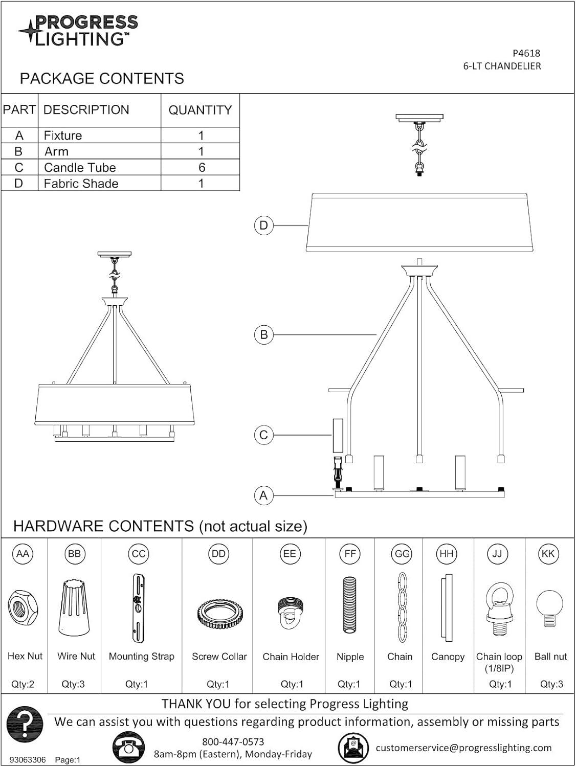 image:imageCherish Collection 6Light White Linen Shade Coastal Chandelier Light Antique BronzeBronze