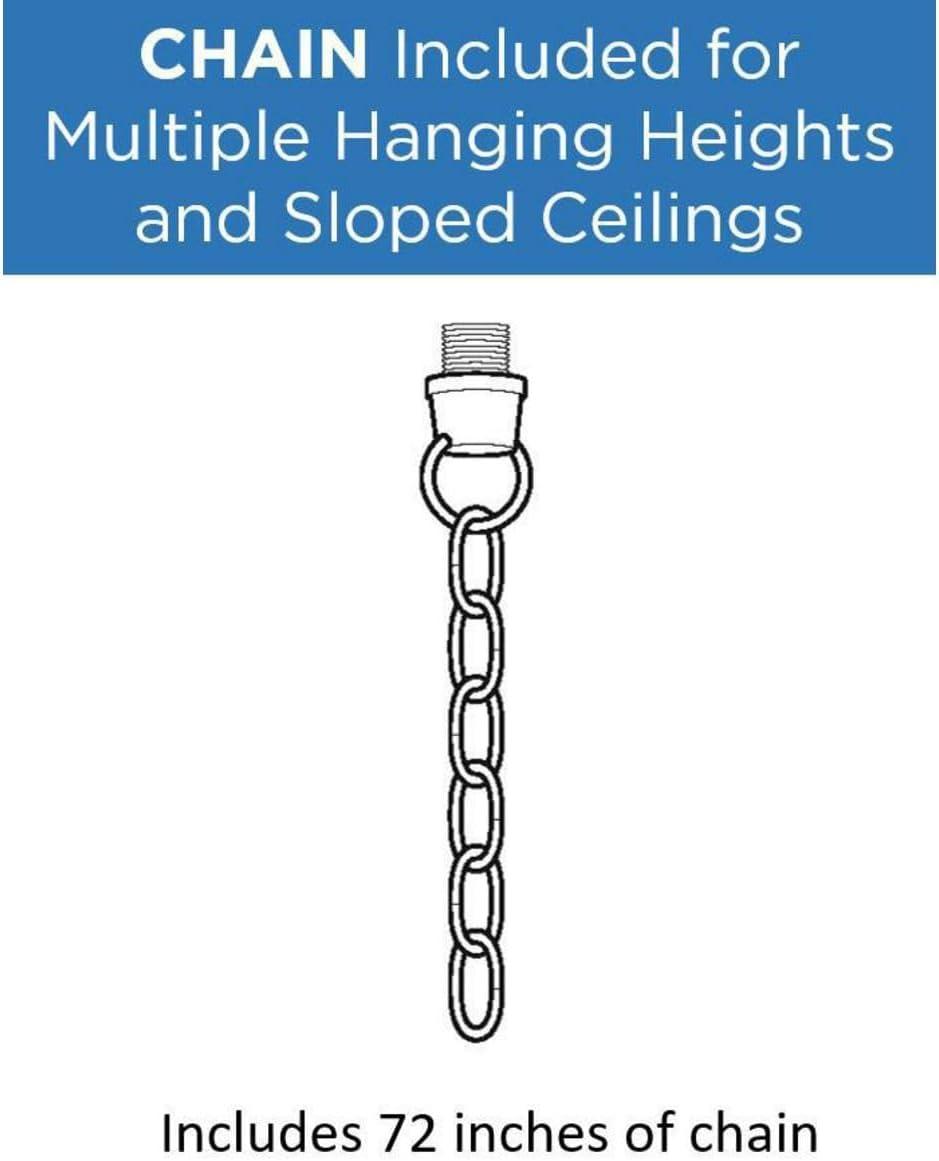 image:imageCherish Collection 6Light White Linen Shade Coastal Chandelier Light Antique BronzeNickel