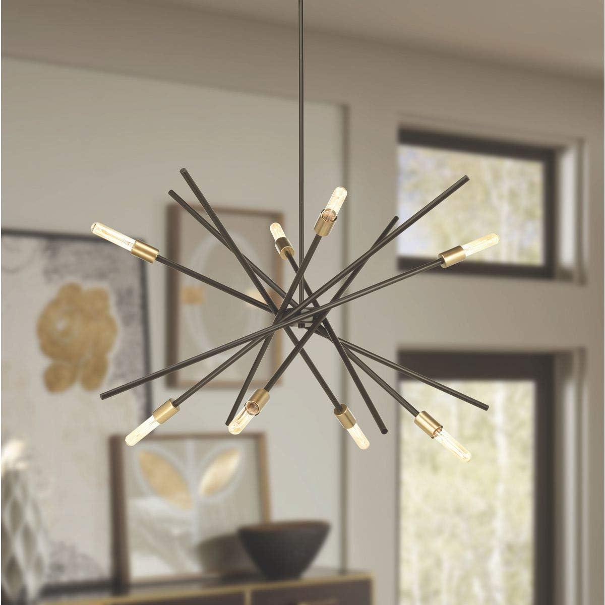 image:imageProgress Lighting Astra Collection EightLight ChandelierAntique Bronze