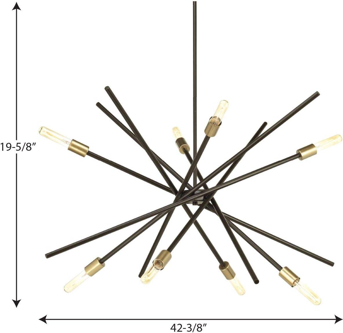 image:imageProgress Lighting Astra Collection EightLight ChandelierAntique Bronze