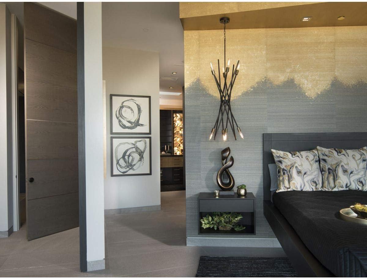 image:imageProgress Lighting Astra Collection EightLight ChandelierAntique Bronze