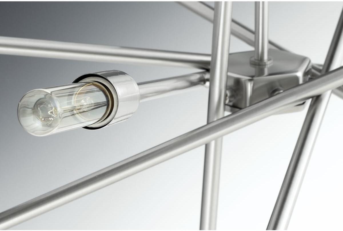 image:imageProgress Lighting Astra Collection EightLight ChandelierBrushed Nickel