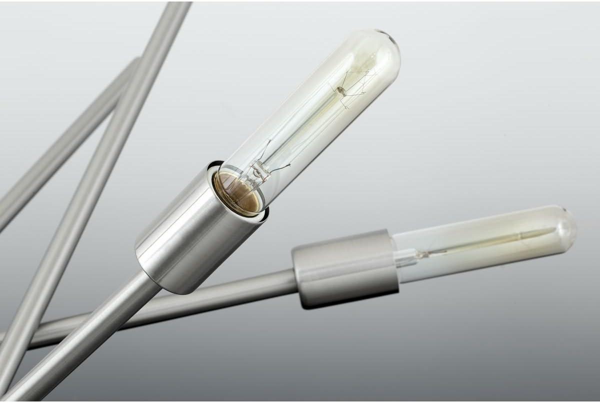 image:imageProgress Lighting Astra Collection EightLight ChandelierBrushed Nickel