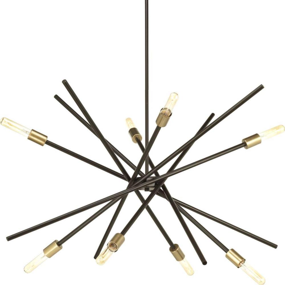 image:imageProgress Lighting Astra Collection EightLight ChandelierAntique Bronze