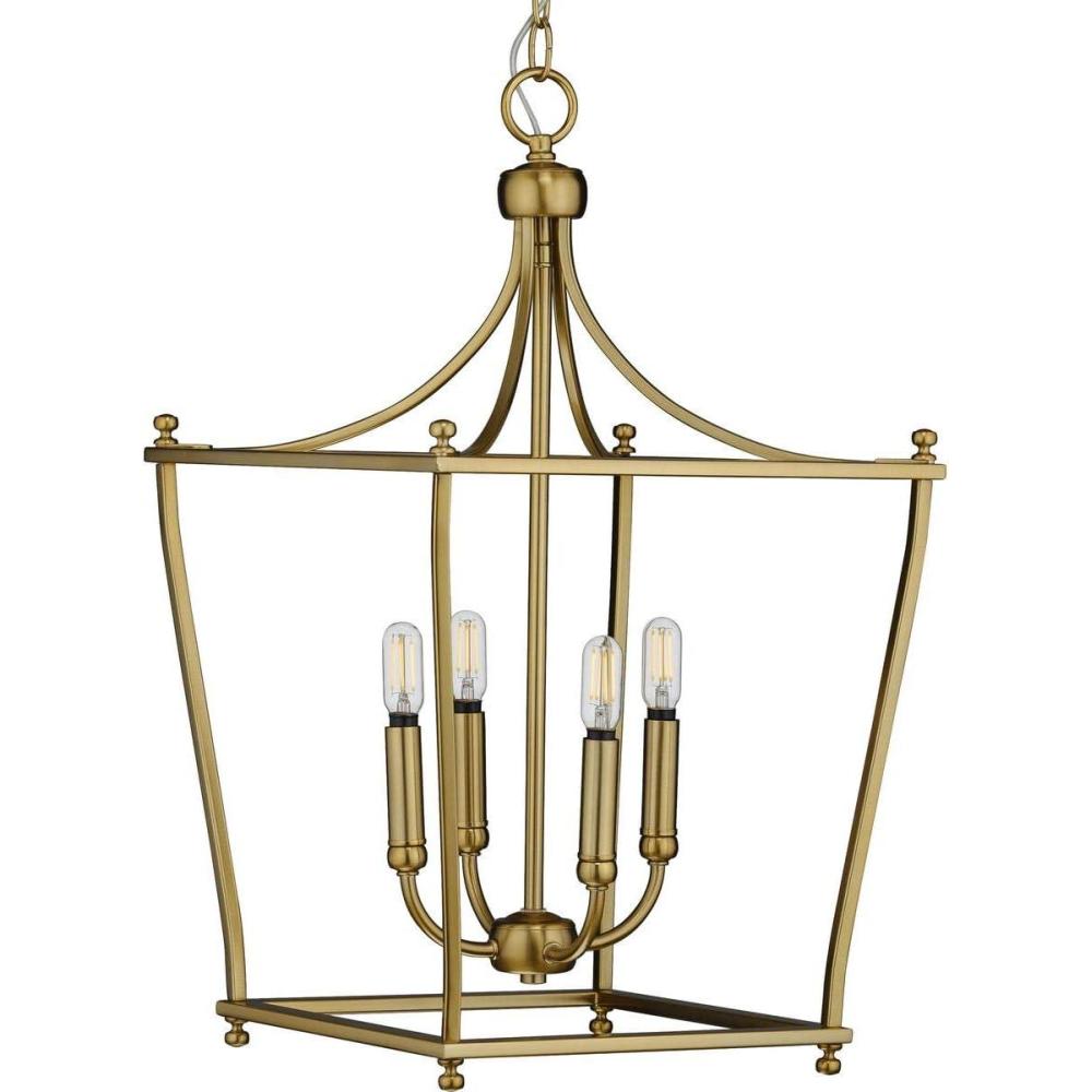 image:imageProgress Lighting Parkhurst Collection Brushed Bronze FourLight FoyerGold