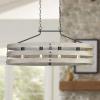 Gulliver Collection 4-Light Coastal Linear Chandelier Light Graphite(Graphite)