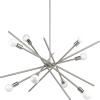 Progress Lighting Astra Collection Eight-Light Chandelier(Brushed Nickel)