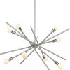 Progress Lighting Astra Collection Eight-Light Chandelier(Brushed Nickel)