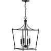 Progress Lighting Parkhurst Collection Brushed Bronze Four-Light Foyer(Black)