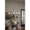 Progress Lighting Winslett Collection 6-Light Clear Seeded Glass Coastal Chandelier Light Matte Black(Nickel)