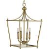Progress Lighting Parkhurst Collection Brushed Bronze Four-Light Foyer(Gold)