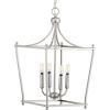 Progress Lighting Parkhurst Collection Brushed Bronze Four-Light Foyer(Nickel)