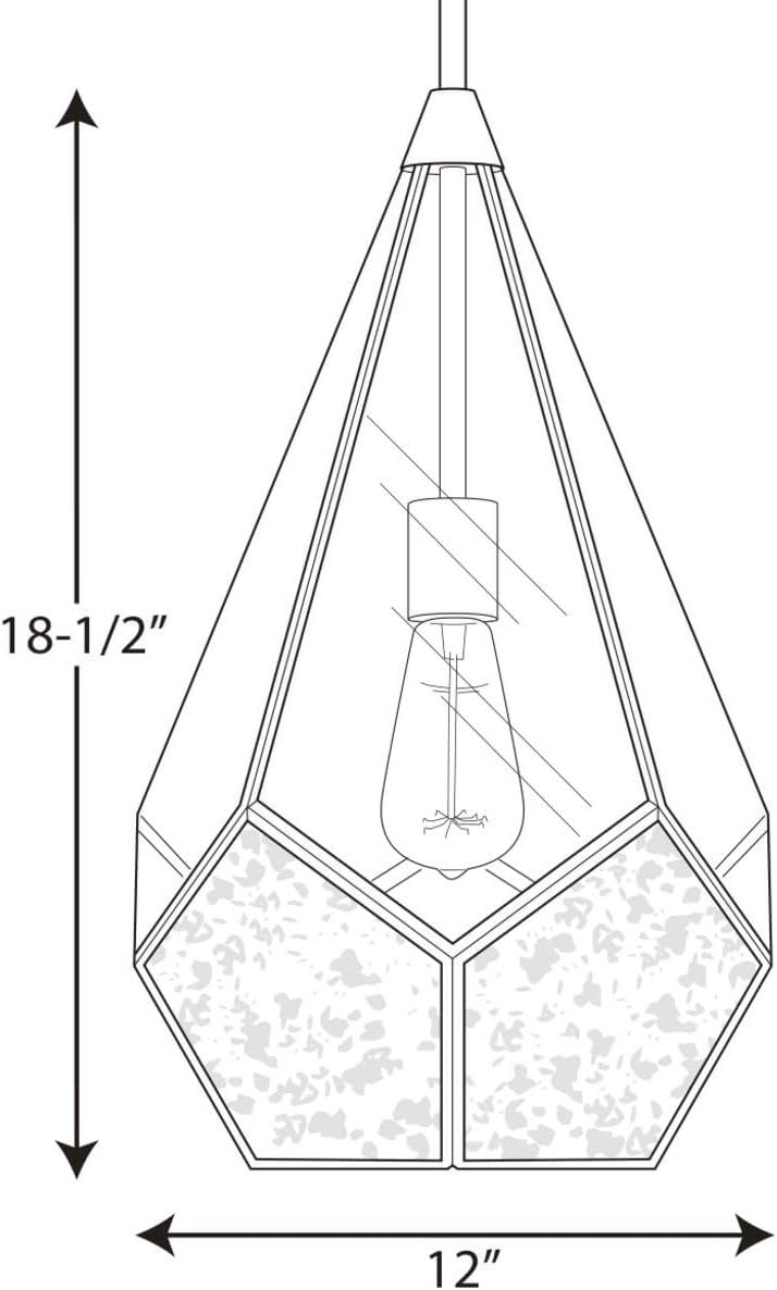 image:imageProgress Lighting Conestee Collection 6Light Galvanized Finish Farmhouse Pendant LightBronze
