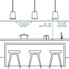 Progress Lighting Conestee Collection 6-Light Galvanized Finish Farmhouse Pendant Light(Bronze)