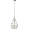 Progress Lighting Conestee Collection 6-Light Galvanized Finish Farmhouse Pendant Light(Nickel)