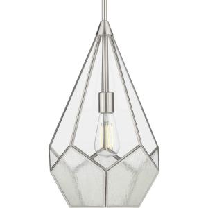 Progress Lighting Conestee Collection 6-Light Galvanized Finish Farmhouse Pendant Light(Nickel)