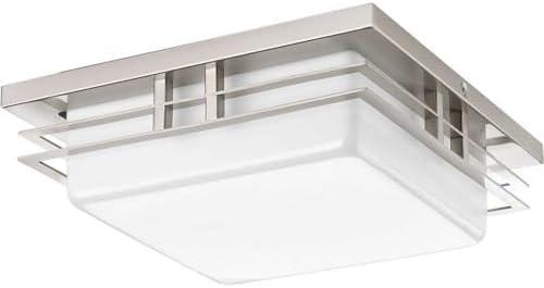 image:imageProgress Lighting Helm Collection OneLight 11 LED Flush MountNickel