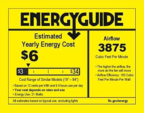 image:imageProgress Lighting P257015 Protruding Mount 2 Black Blades Ceiling fan Polished Chrome 1813x5600x5600Brushed Nickel