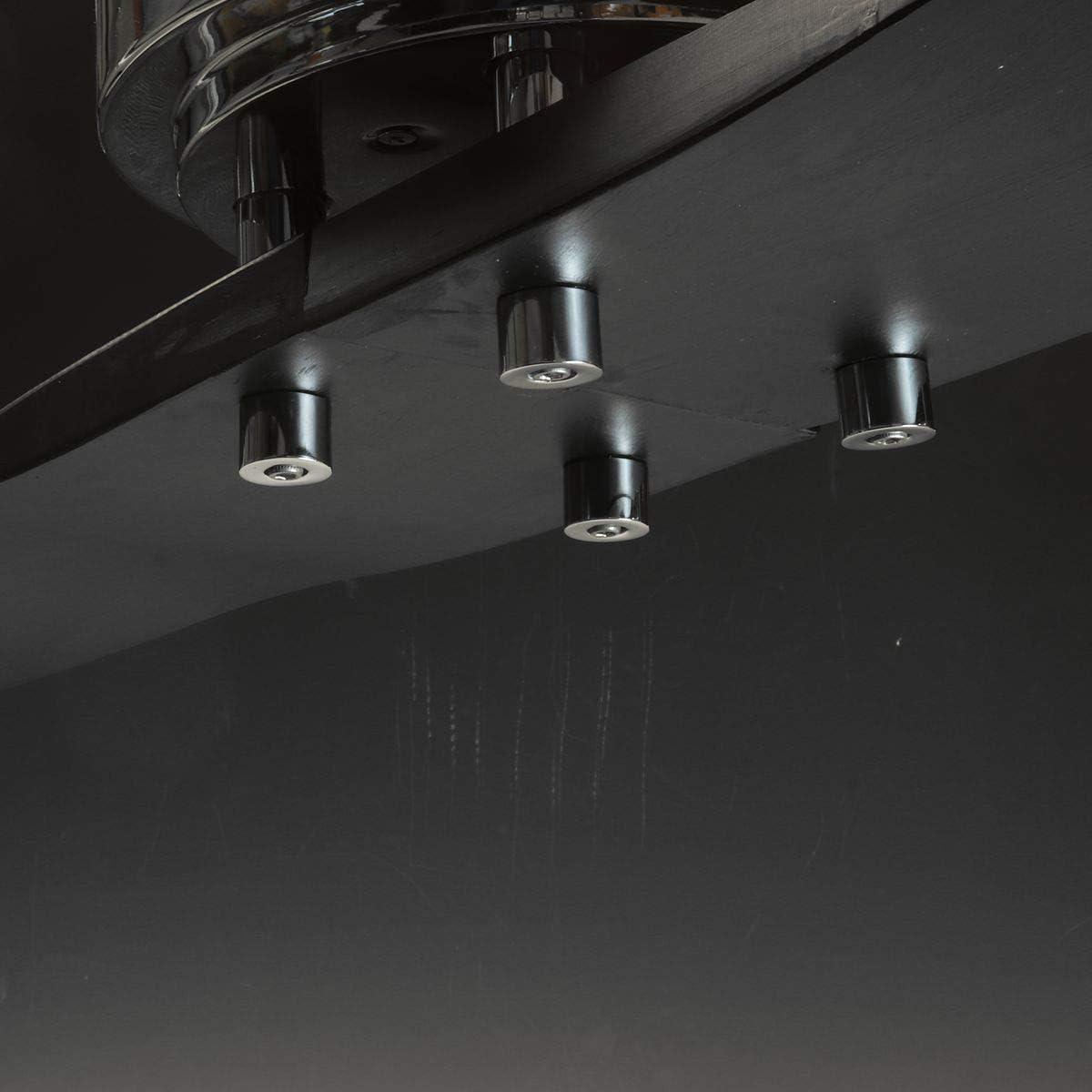 image:imageProgress Lighting P257015 Protruding Mount 2 Black Blades Ceiling fan Polished Chrome 1813x5600x5600Polished Chrome