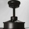 Progress Lighting P2574-8030K Protruding Mount, 5 Toasted Oak Blades Ceiling fan with 18 watts light, Forged Black(Antique Bronze)