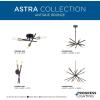 Progress Lighting P350225-020 Astra Collection 3-Light Modern Semi-Flush Mount Light Antique Bronze