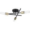 Progress Lighting P350225-020 Astra Collection 3-Light Modern Semi-Flush Mount Light Antique Bronze