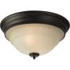 Torino Collection Two-Light 14-5/8″ Close-to-Ceiling(Forged Bronze)