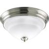 Torino Collection Two-Light 14-5/8″ Close-to-Ceiling(Nickel)