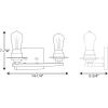 Progress Lighting Debut Collection 2-Light Farmhouse Bath Vanity Light Graphite(Brushed Nickel)