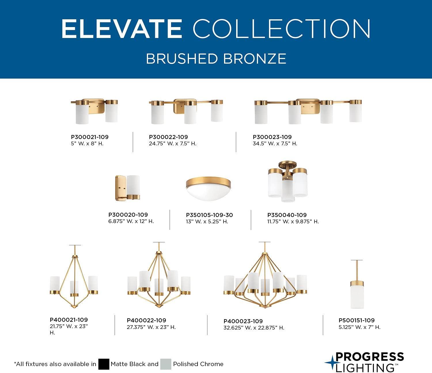 image:imageProgress Lighting P300021109 Elevate TwoLight Bath BronzeBronze