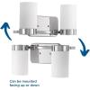 Progress Lighting P300021-109 Elevate Two-Light Bath, Bronze(Chrome)