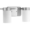 Progress Lighting P300021-109 Elevate Two-Light Bath, Bronze(Chrome)