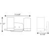 Progress Lighting P300021-109 Elevate Two-Light Bath, Bronze(Chrome)