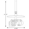 Remix Collection 3-Light Graphite Global Pendant Light(Bronze)