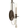 Progress Lighting P710003-020 Allaire One-Light Wall Sconce, Antique Nickel