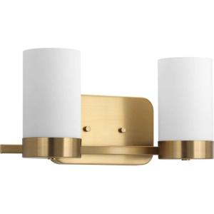 Progress Lighting P300021-109 Elevate Two-Light Bath, Bronze(Bronze)